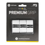 Surgrips Tennis-Point Tennis-Point Premium Grip Pack De 3-Blanc