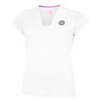 Vêtements BIDI BADU BIDI BADU Crew V-Neck T-shirt Femmes-Blanc