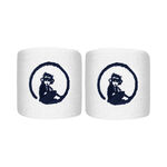 Vêtements de tennis Quiet Please Quiet Please Short Poignet Pack De 2 Unités-Blanc,Bleu Foncé