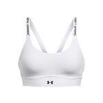 Vêtements Under Armour Under Armour Infinity Mid 2.0 Soutien-gorge Sport Femmes-Blanc