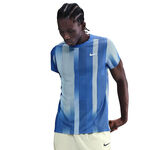 V&ecirc;tements Nike Nike Court Dri-Fit Victory Print T-shirt Hommes-Bleu,Bleu Clair