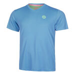 Vêtements BIDI BADU BIDI BADU Crew Inside Out V-Neck T-shirt Hommes-Bleu,Vert Fluo