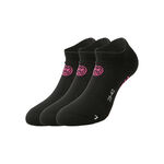 V&ecirc;tements BIDI BADU BIDI BADU Karli Tech No-Show Chaussettes De Sport Pack De 3-Noir,Pink