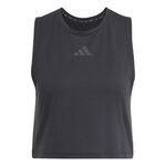 V&ecirc;tements adidas adidas Power 3 Stripes Boxy D&eacute;bardeur Tank Top Femmes-Noir