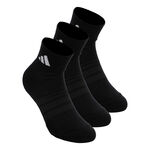 adidas adidas Essentials Ankle 3P Chaussettes de tennis Unisex-noir