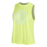 Vêtements BIDI BADU BIDI BADU Supraspin Move Débardeur Tank Top Femmes-Jaunes Fluo