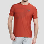 V&ecirc;tements Bullpadel Bullpadel T-shirt Hommes-Rouille