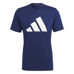 Vêtements adidas adidas Training Essential Feel Ready Logo T-shirt Hommes-Bleu Foncé,Blanc