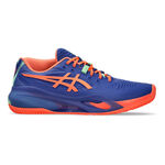 Chaussures de padel ASICS ASICS Gel-Resolution X Chaussures Padel Hommes-Bleu Fonc&eacute;,Corail
