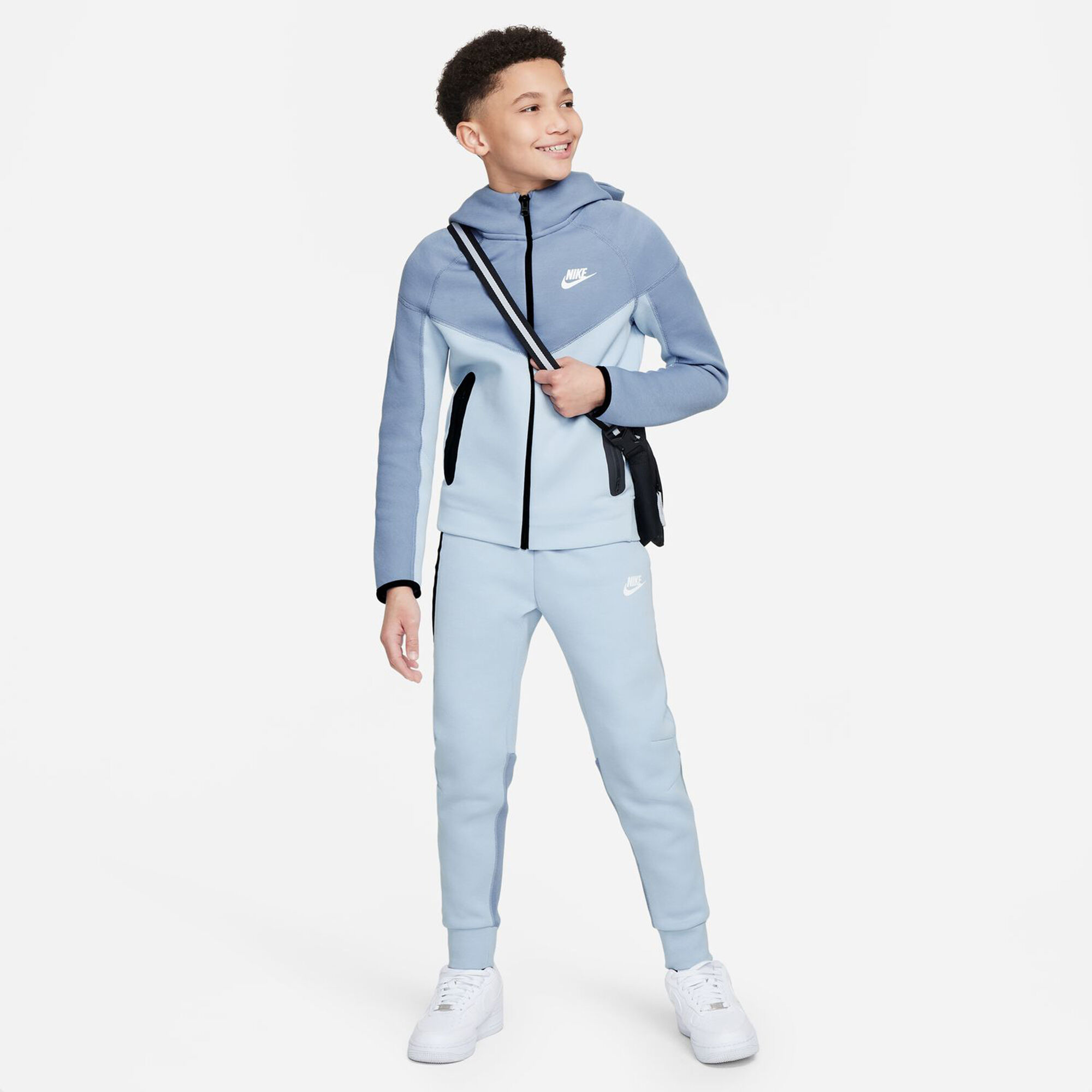 Full Zip Chandal Nike Tech Azul Claro Chandal Nike Tech Azul Nike