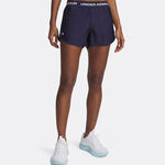 Vêtements Under Armour Under Armour Tech Play Up Short Avec Poche-balles Femmes-Bleu