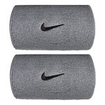 Vêtements Nike Nike Swoosh Classic Doublewide Poignet Unisex - gris, noir
