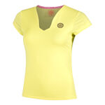 V&ecirc;tements BIDI BADU BIDI BADU Spectrum V-Neck T-shirt Femmes-Jaune